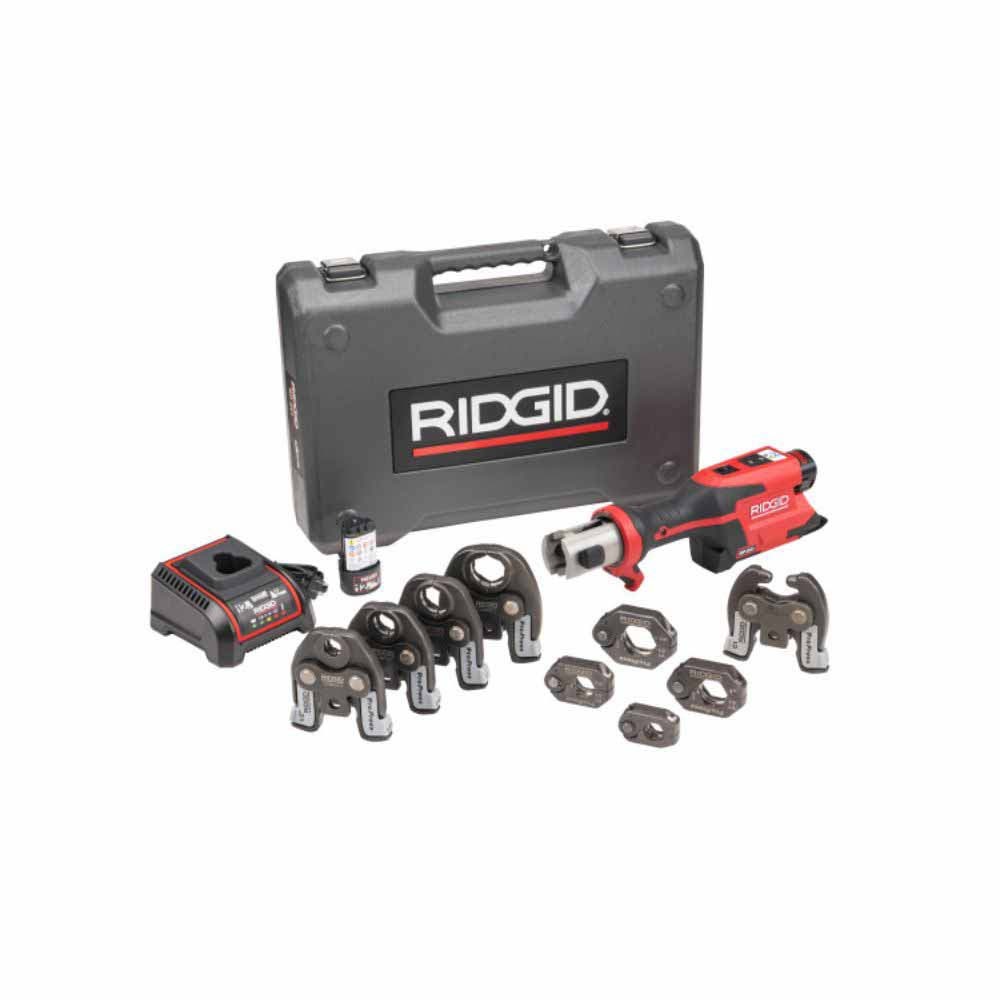 Sell your used Ridgid tools – Get cash for Ridgid 78208 RP251 RP 251 Press Tool Battery Kit with ProPress Rings & Jaws (1/2"-1-1/4") and C1 Actuator at WeBuyTool.com