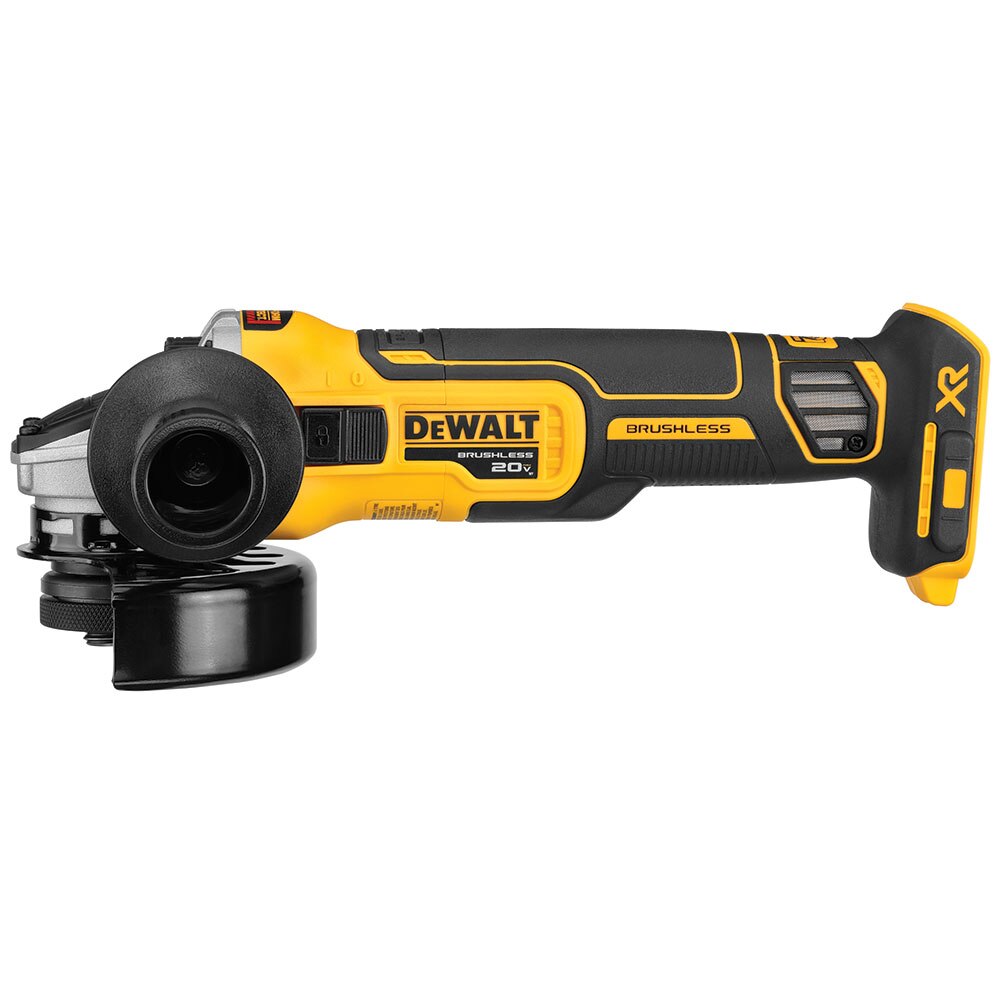 Sell your used Dewalt tools – Get cash for DeWalt DCG405B 20V MAX XR 4.5" Slide Switch Small Angle Grinder (Tool Only) at WeBuyTool.com