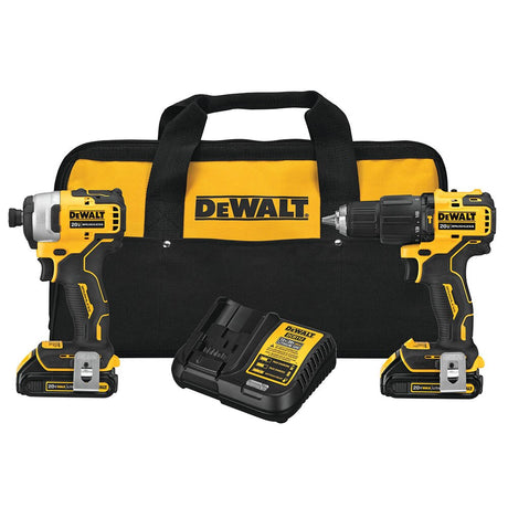 Sell your used Dewalt tools – Get cash for DeWalt DCK279C2 ATOMIC 20V 1/2" MAX Hammer Drill/Driver &amp; Impact Driver Kit at WeBuyTool.com