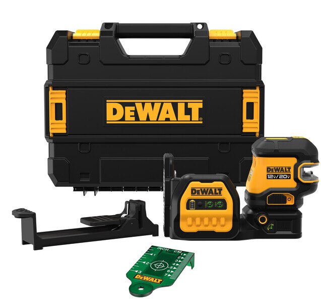 Sell your used Dewalt tools – Get cash for DEWALT DCLE34520GB 20V Cross line 5 Spot Combo Laser Bare Kit at WeBuyTool.com