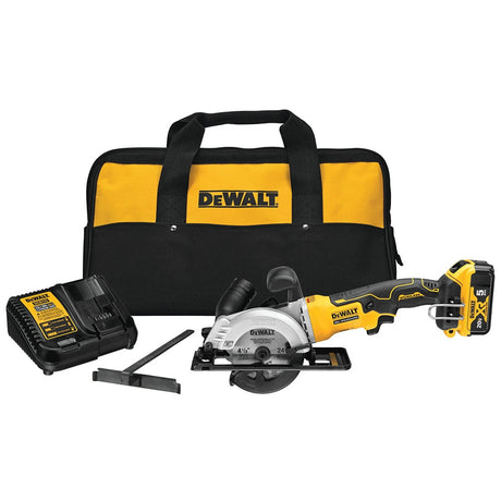Sell your used Dewalt tools – Get cash for DeWalt DCS571P1 ATOMIC 20V MAX* Brushless 4-1/2" Cordless Circular Saw Kit at WeBuyTool.com