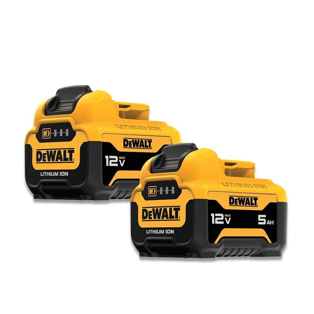 Sell your used Dewalt tools – Get cash for DeWalt DCB126-2 12V MAX 5Ah Li-Ion Batteries 2-Pack at WeBuyTool.com