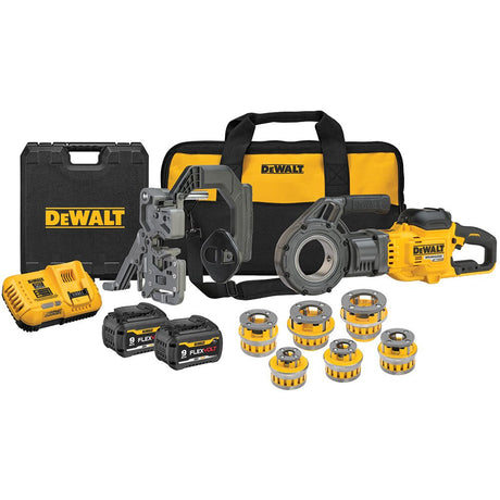 Sell your used Dewalt tools – Get cash for DeWalt DCE700X2K FLEXVOLT 60V MAX Cordless Pipe Threader Kit With Die Heads at WeBuyTool.com