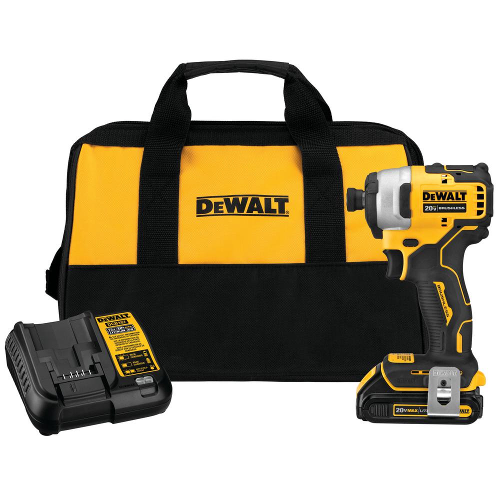 Sell your used Dewalt tools – Get cash for DeWalt DCF809C1 ATOMIC 20V Max Compact Brushless Impact Driver, Kit at WeBuyTool.com