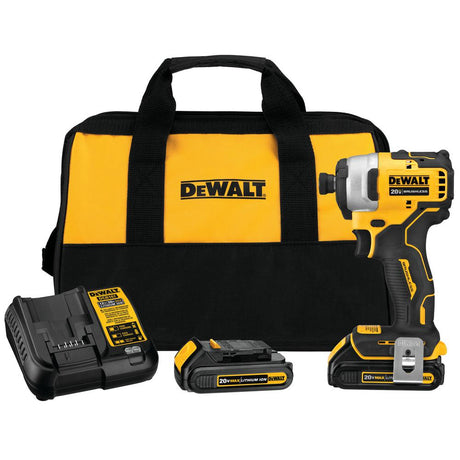 Sell your used Dewalt tools – Get cash for DeWalt DCF809C2 ATOMIC 20V Max Compact Brushless 1/4" Impact Driver Kit at WeBuyTool.com