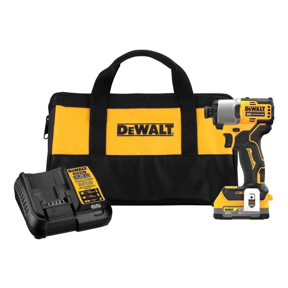 Sell your used Dewalt tools – Get cash for DeWalt DCF840E1 20V Impact Driver with PowerStack Battery at WeBuyTool.com