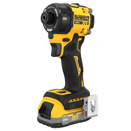 Sell your used Dewalt tools – Get cash for DeWalt DCF870E1 20V MAX XR Brushless Cordless 1/4 in. Quiet Hydraulic Impact Driver Kit at WeBuyTool.com