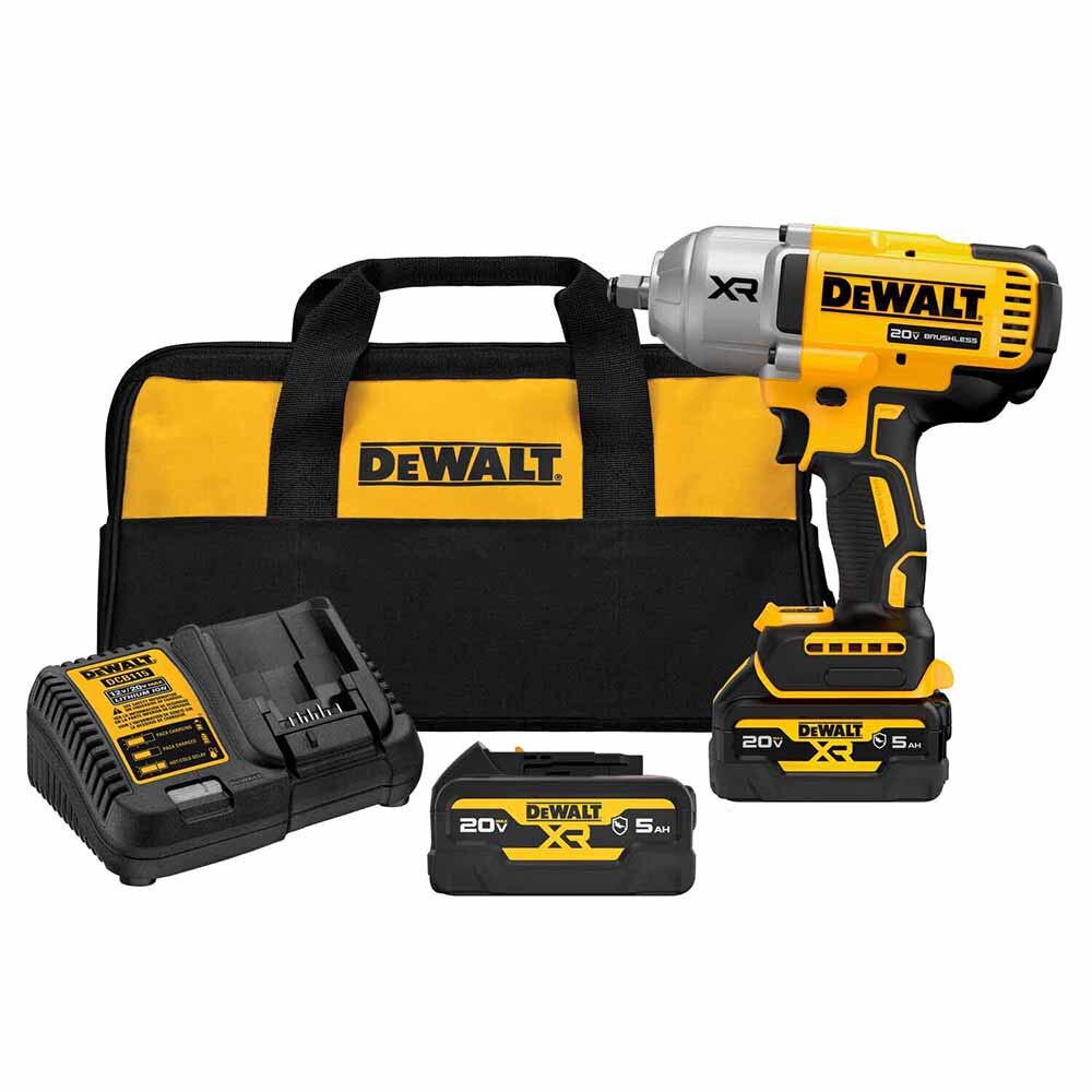 Sell your used Dewalt tools – Get cash for DeWalt DCF900GP2 20V MAX* XR 1/2 In. High Torque Impact Wrench with Hog Ring Anvil with (2) Oil-Resistant 5.0 Ah Batteries and Charger Kit at WeBuyTool.com