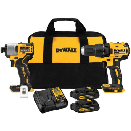 Sell your used Dewalt tools – Get cash for DeWalt DCK275C2 20V MAX COMPACT BRUSHLESS DRILL/DRIVER AND IMPACT KIT at WeBuyTool.com