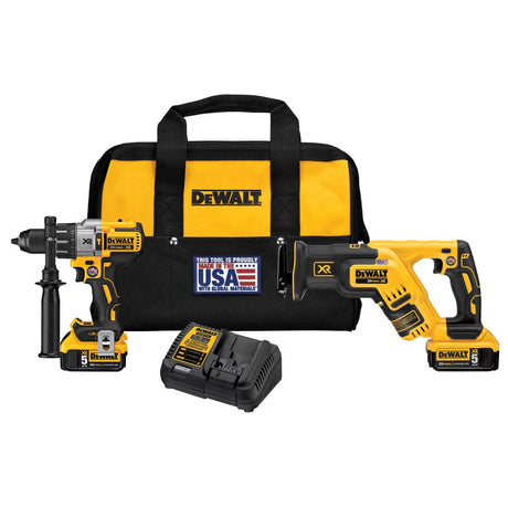 Sell your used Dewalt tools – Get cash for DeWalt DCK294P2 20 V MAX XR Hammerdrill and Reciprocating Saw Combo Kit at WeBuyTool.com