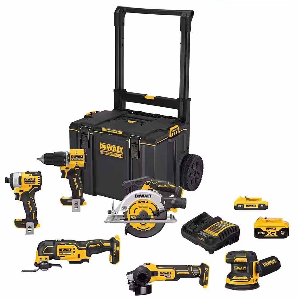 Sell your used Dewalt tools – Get cash for DeWalt DCKTS681D1P1 20-Volt MAX ToughSystem Lithium-Ion 6-Tool Cordless Combo Kit at WeBuyTool.com