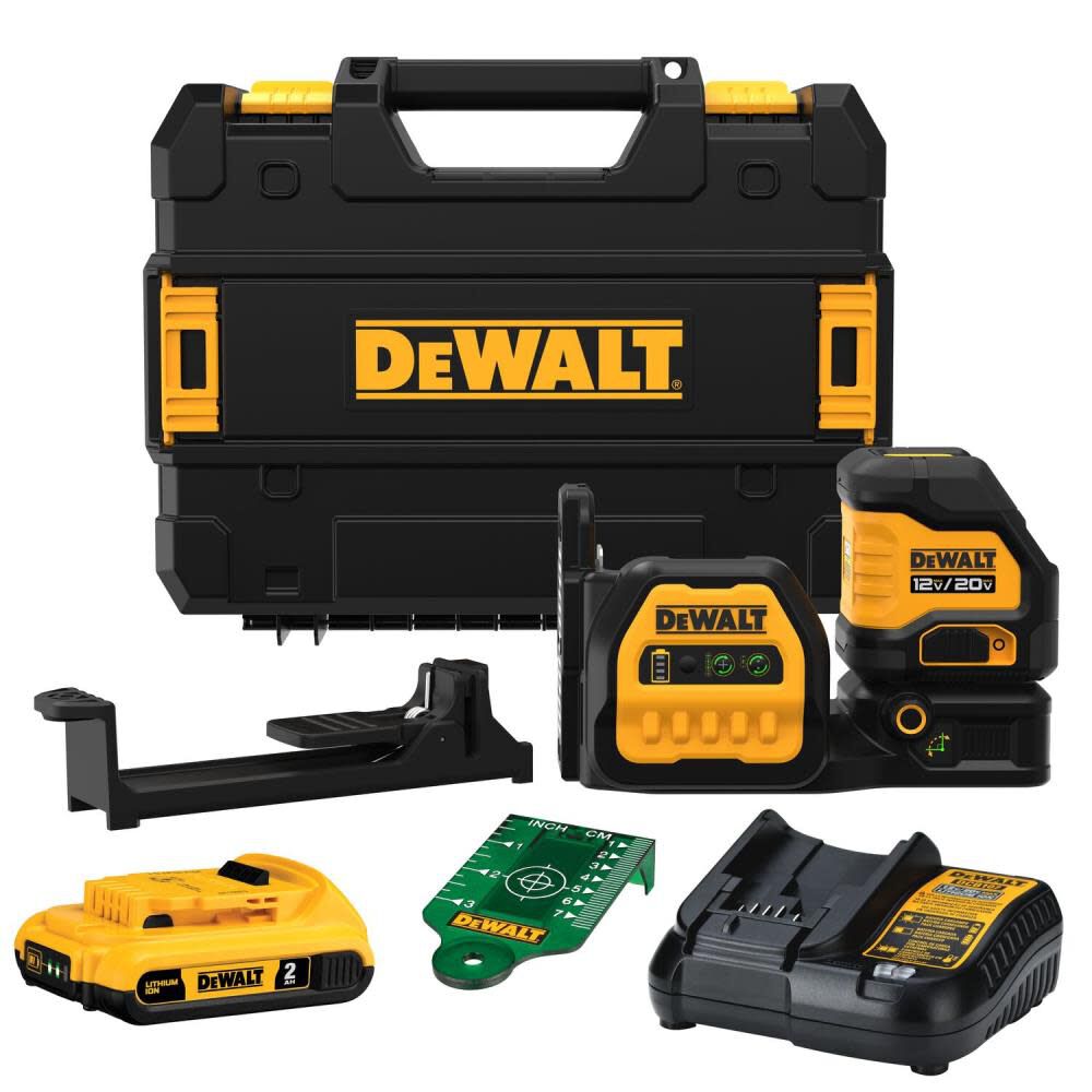 Sell your used Dewalt tools – Get cash for DeWalt DCLE34020G 20V Cross line Laser Kit w/ Battery at WeBuyTool.com
