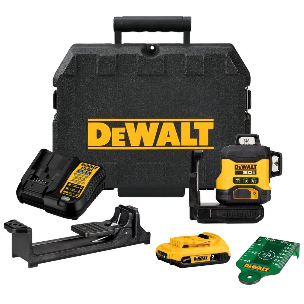 Sell your used Dewalt tools – Get cash for DeWalt DCLE34031D1 ATOMIC 20V 3x360 Line Laser Kit at WeBuyTool.com