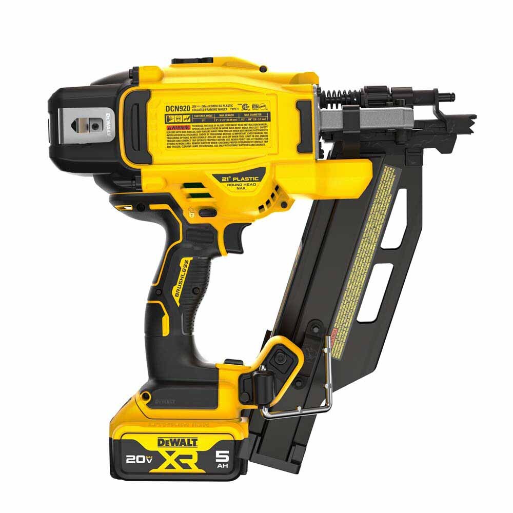 Sell your used Dewalt tools – Get cash for DeWalt DCN920P1 20V MAX XR Brushless Cordless 21 Degree Plastic Collated Framing Nailer Kit at WeBuyTool.com