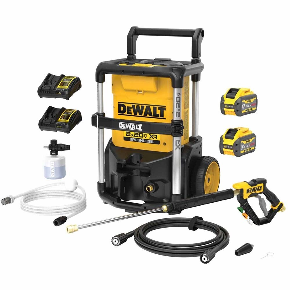 Sell your used Dewalt tools – Get cash for DeWalt DCPW1600Y2 2X20V 1600 PSI Pressure Washer Kit at WeBuyTool.com