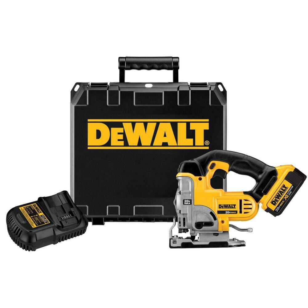 Sell your used Dewalt tools – Get cash for DeWalt DCS334P1 20V MAX* XR Cordless Jig Saw (5 Ah) Kit at WeBuyTool.com
