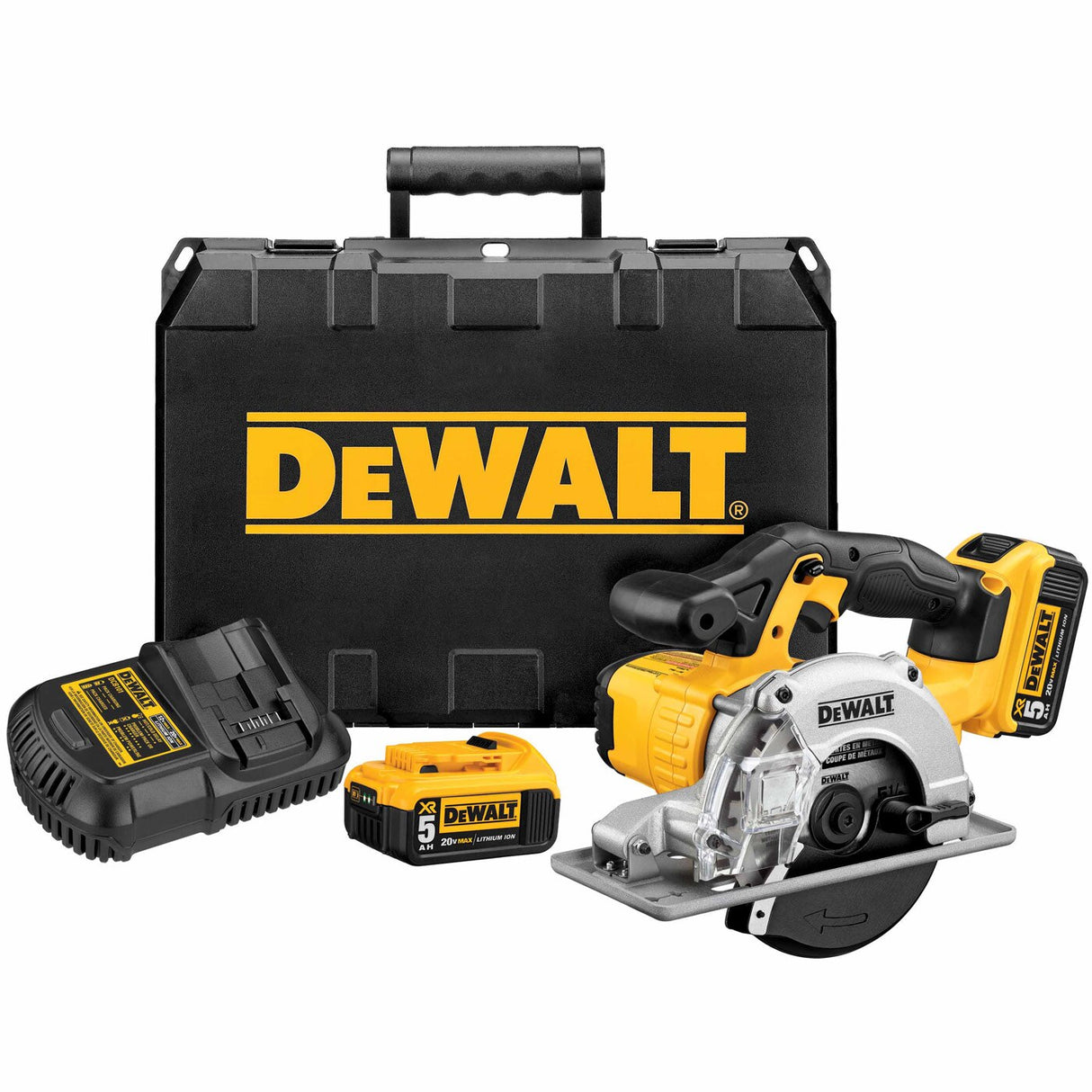 Sell your used Dewalt tools – Get cash for DeWalt DCS373P2 5-1/2" 20V Max* Metal Cutting Circular Saw Kit (5.0 Ah) 20mm Arbor at WeBuyTool.com