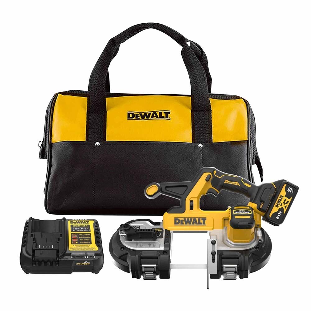 Sell your used Dewalt tools – Get cash for DeWalt DCS378P1 20V MAX XR 35-3/8" Mid-Size Bandsaw (5.0Ah Battery Kit) at WeBuyTool.com
