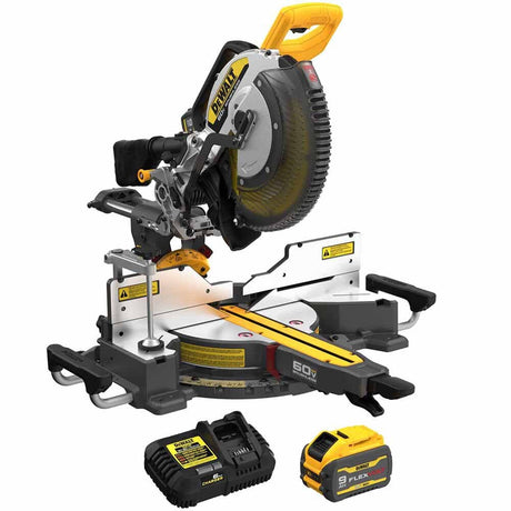 Sell your used Dewalt tools – Get cash for DeWalt DCS781X1 60V MAX Brushless Cordless 12in. Double Bevel Sliding Miter Saw Kit at WeBuyTool.com