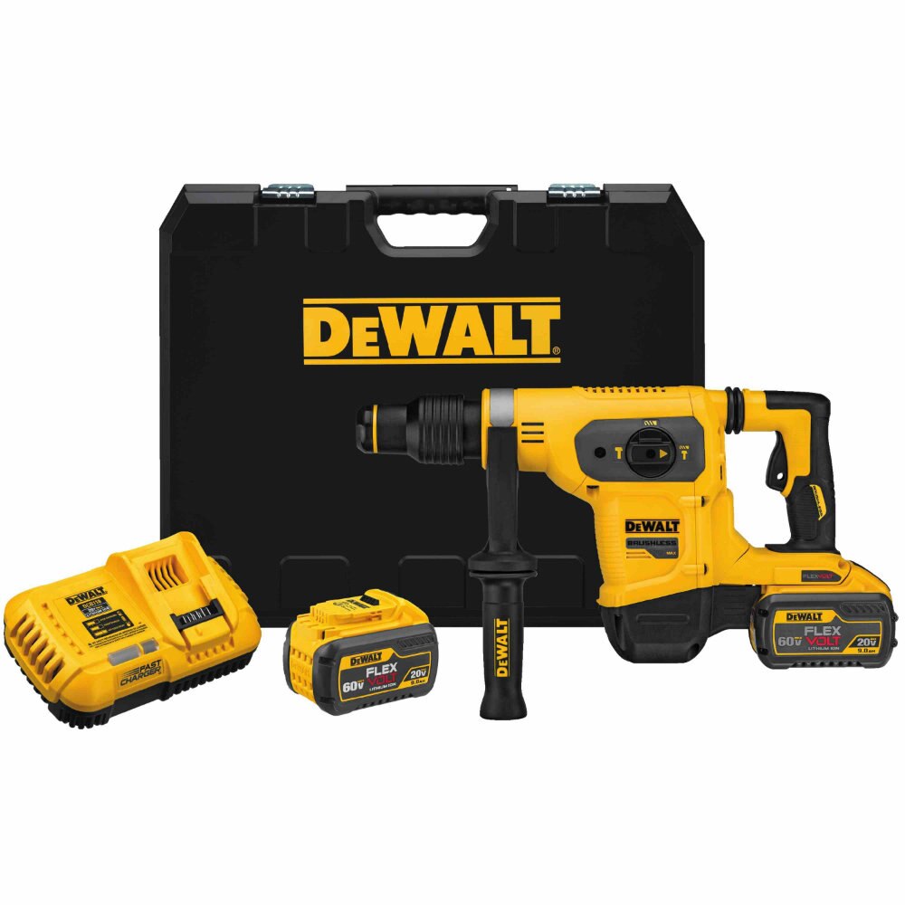 Sell your used Dewalt tools – Get cash for DeWalt DCH481X2 60V MAX Brushless 1-9/16" SDS MAX Combo Hammer (9.0 AH FV) at WeBuyTool.com