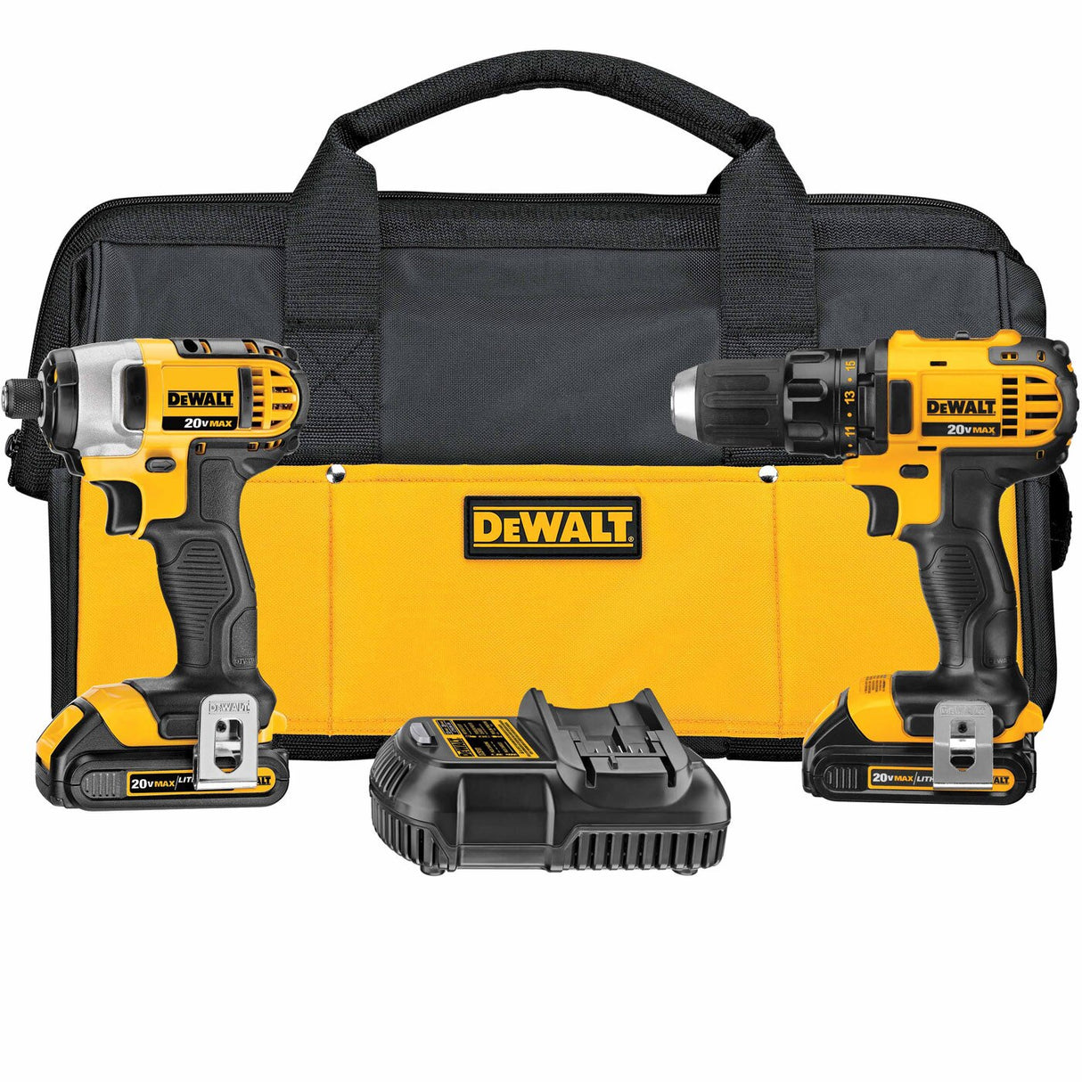 Sell your used Dewalt tools – Get cash for DeWalt DCK280C2 20V MAX Li-Ion Compact Drill &amp; Impact Combo Kit (1.5 Ah) at WeBuyTool.com