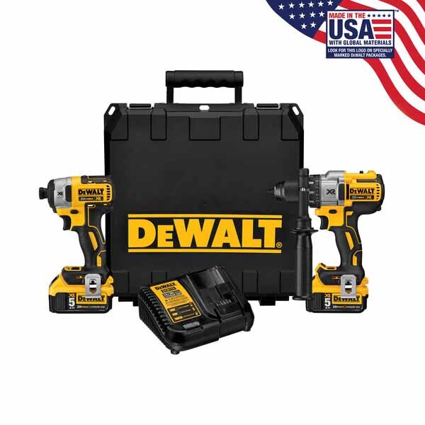 Sell your used Dewalt tools – Get cash for DeWalt DCK299P2 20V Li-Ion Brushless Hammerdrill / Impact Kit 5.0Ah, Case at WeBuyTool.com