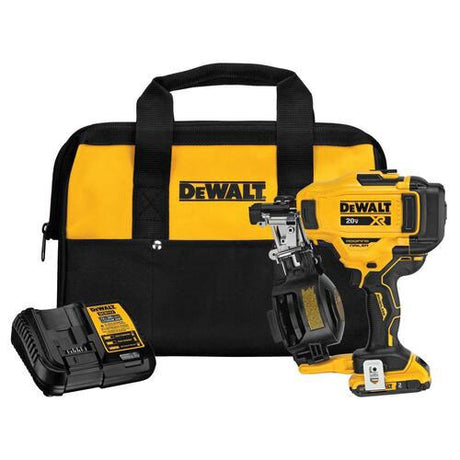 Sell your used Dewalt tools – Get cash for DeWalt DCN45RND1 20V Cordless Roofing Coil Nailer Kit 2.0Ah (15 Deg. 3/4" To 1-3/4") at WeBuyTool.com