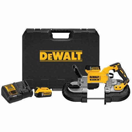 Sell your used Dewalt tools – Get cash for DeWalt DCS374P2 20V Max 44-7/8 Deep Cut Band Saw Kit at WeBuyTool.com