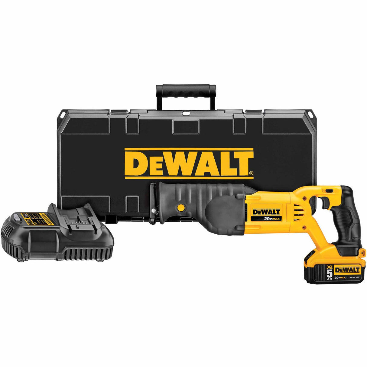 Sell your used Dewalt tools – Get cash for DeWalt DCS380P1 20V MAX Lithium Ion Reciprocating Saw Blade Kit with 5.0 Ah Battery at WeBuyTool.com