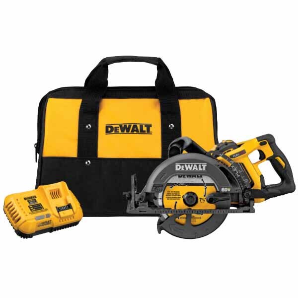Sell your used Dewalt tools – Get cash for DeWalt DCS577X1 Flexvolt 60V MAX 7-1/4" Cordless Worm Drive Style Saw (9.0Ah Battery) at WeBuyTool.com