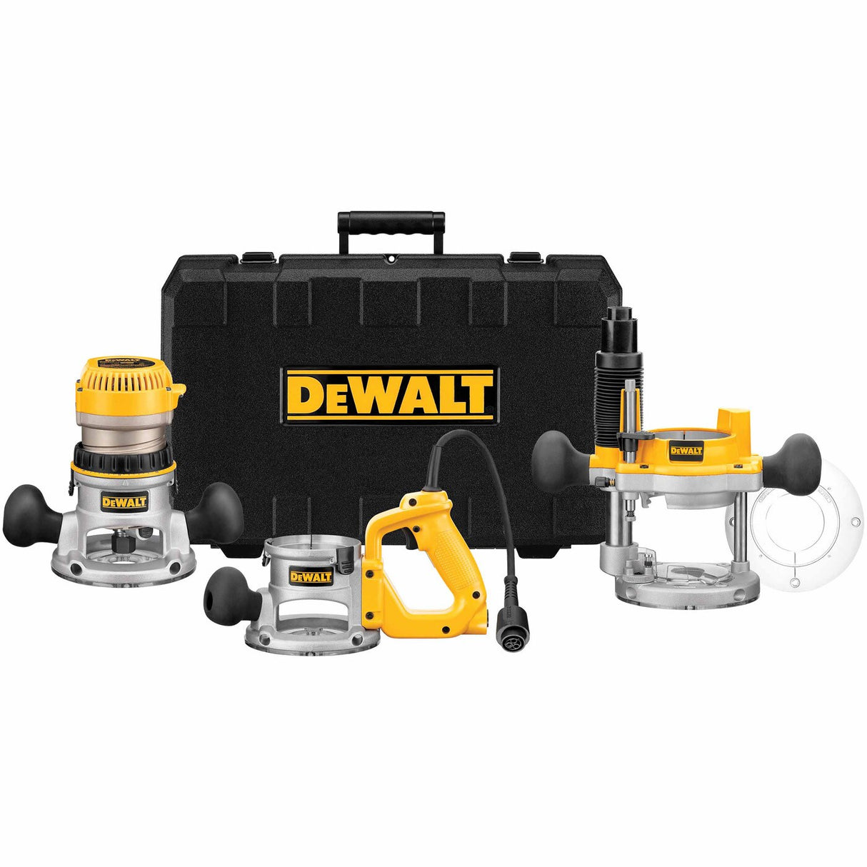 Sell your used Dewalt tools – Get cash for DeWalt DW618B3 2-1/4 HP Heavy-Duty Three Base Router Kit at WeBuyTool.com