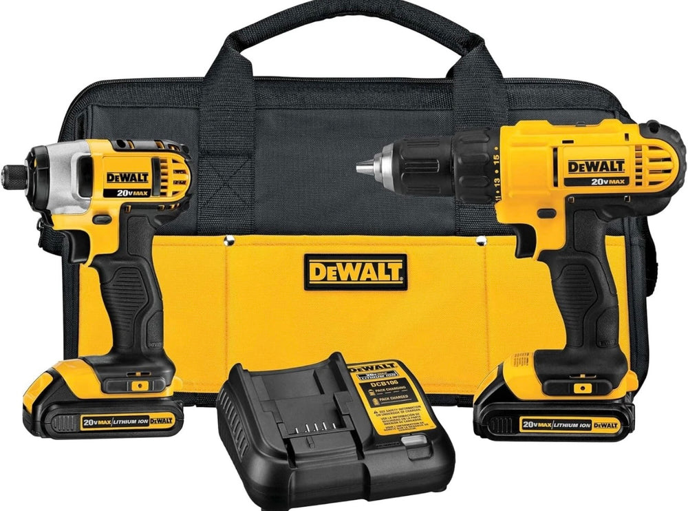 DeWalt 20V MAX Drill / Impact Driver Combo Kit (DCK240C2)