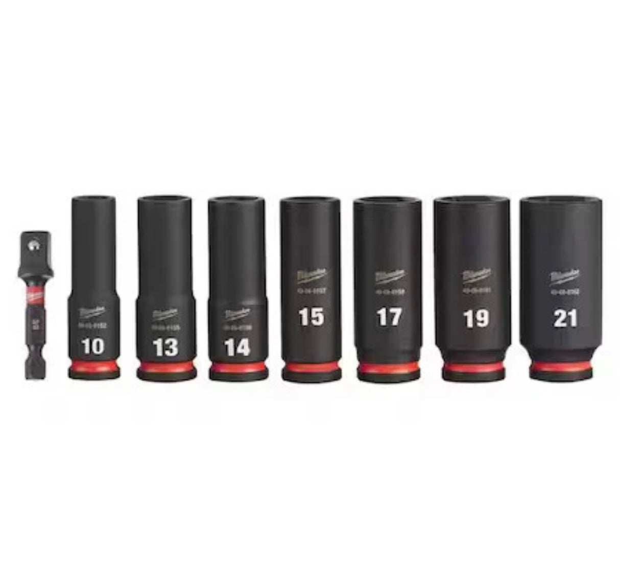 Milwaukee Tool 49-66-7021 8 Pc. Shockwave Impact Duty 3/8 In. Drive Metric Deep