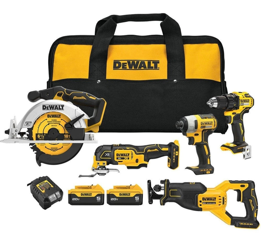 DEWALT DCK530P2 20V MAX 5-TOOL COMBO KIT