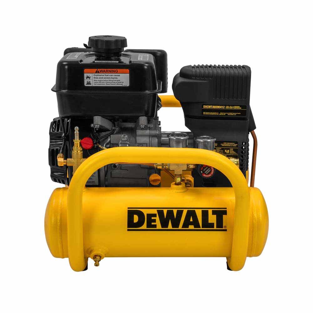 Sell your used Dewalt tools – Get cash for DeWalt DXCMTA6590412 4 Gal. 155 PSI Kohler Gas Powered Oil Free Portable Air Compressor at WeBuyTool.com