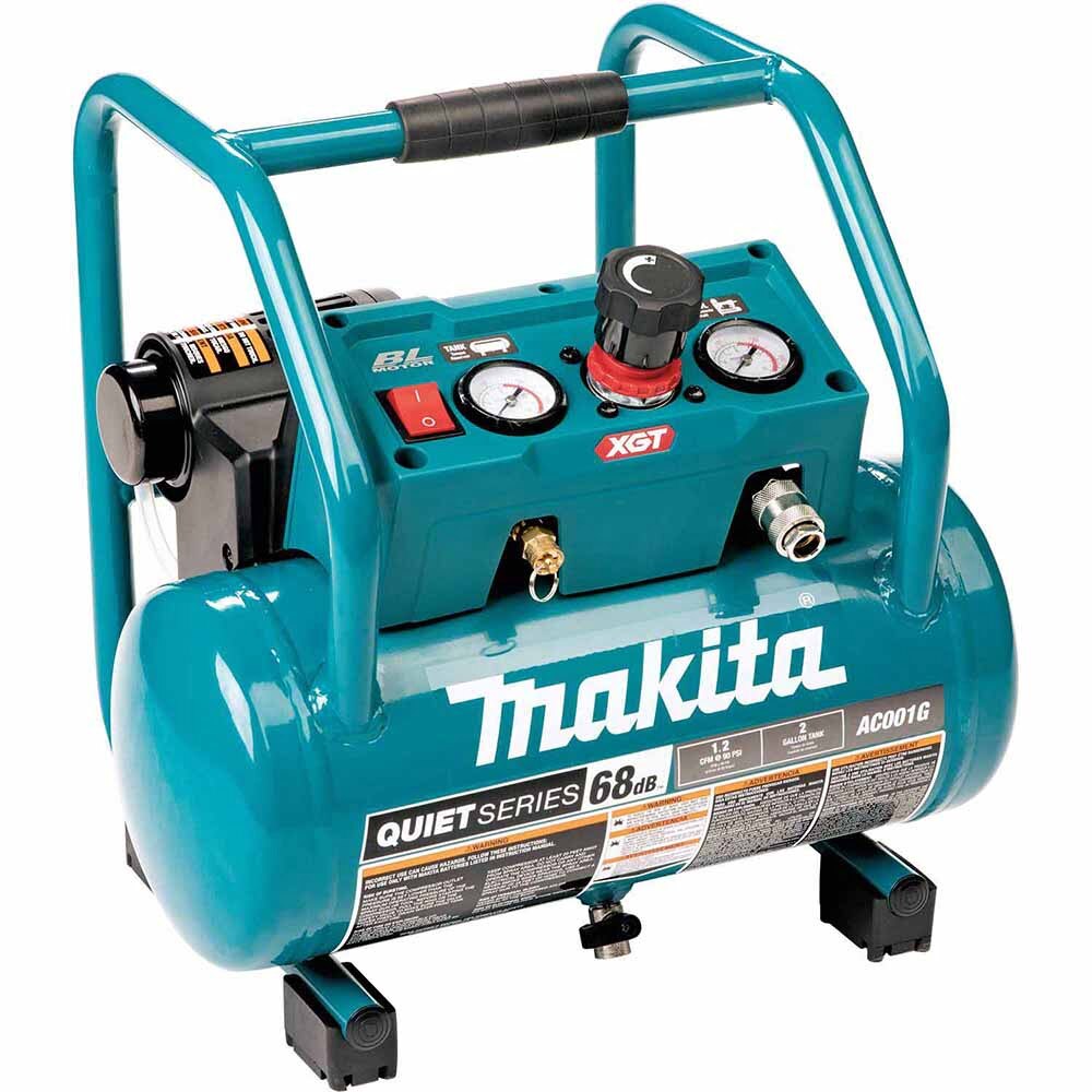 Sell your used Makita tools – Get cash for Makita AC001GZ 40V max XGT Brushless Cordless 2 Gallon Quiet Series Compressor, Tool Only at WeBuyTool.com