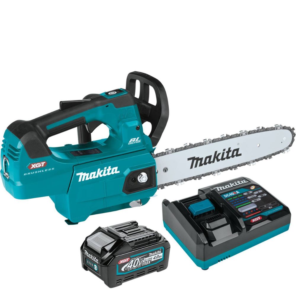 Sell your used Makita tools – Get cash for Makita GCU01M1 40V max XGT Brushless Cordless 12" Top Handle Chain Saw Kit (4.0Ah) at WeBuyTool.com