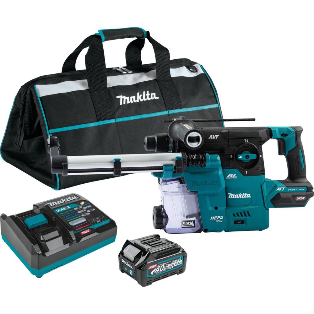 Sell your used Makita tools – Get cash for Makita GRH08M1W 40V max XGT Brushless Cordless 1-3/16" AVT Rotary Hammer Kit w/Dust Extractor, accepts SDS-PLUS bits, AFT, AWS Capable (4.0Ah) at WeBuyTool.com
