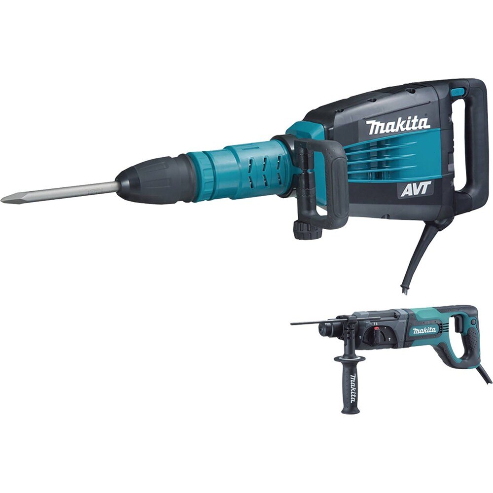 Sell your used Makita tools – Get cash for Makita HM1214CX 27 lb. SDS-Max AVT Demolition Hammer with 1" Rotary Hammer at WeBuyTool.com