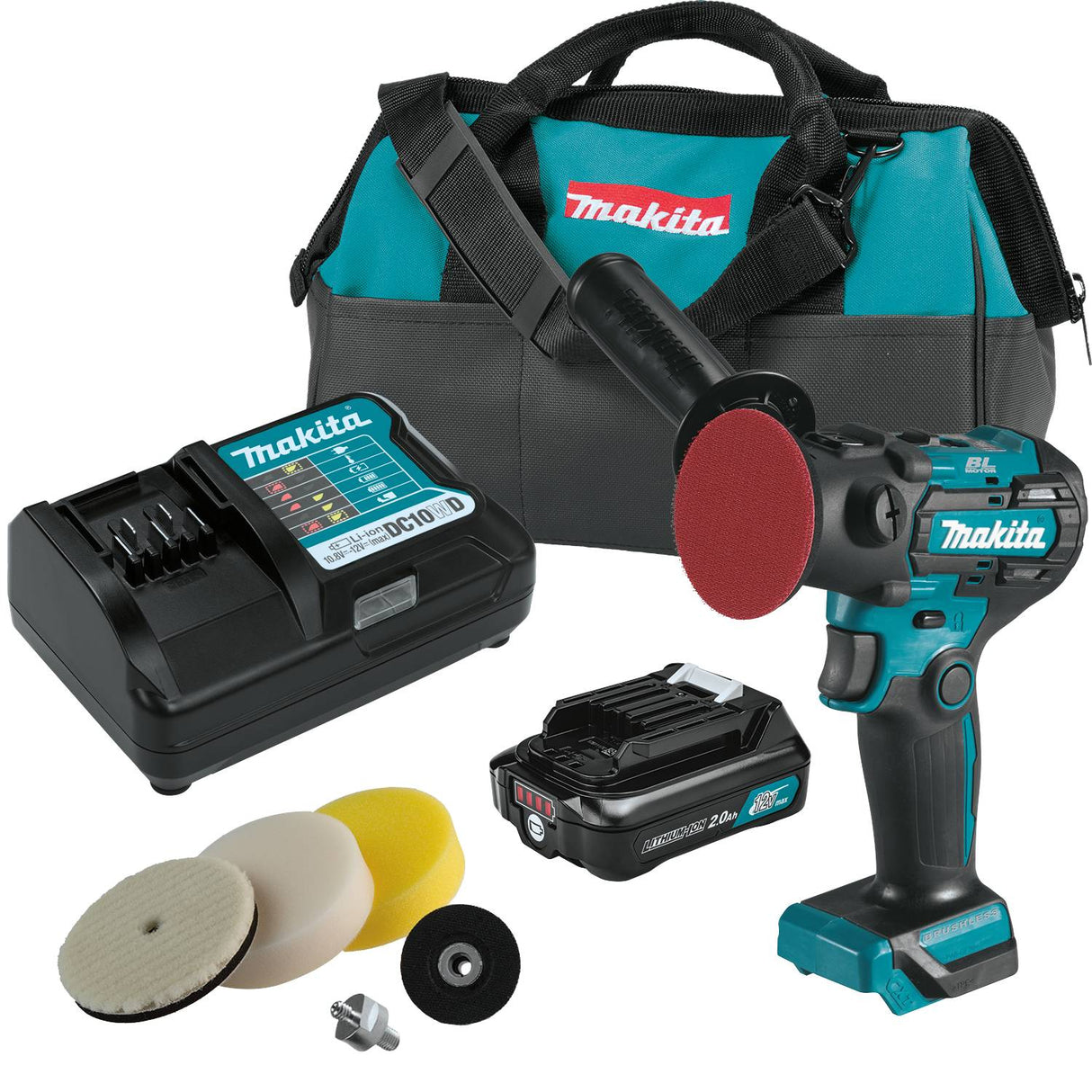 Sell your used Makita tools – Get cash for Makita VP01R1 12V max CXT 3" Polisher / 2" Sander Kit (2.0Ah) at WeBuyTool.com