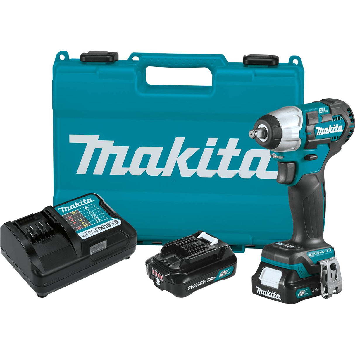 Sell your used Makita tools – Get cash for Makita WT05R1 12V Max CXT Brushless 3/8 In. Sq. Drive Impact Wrench Kit at WeBuyTool.com
