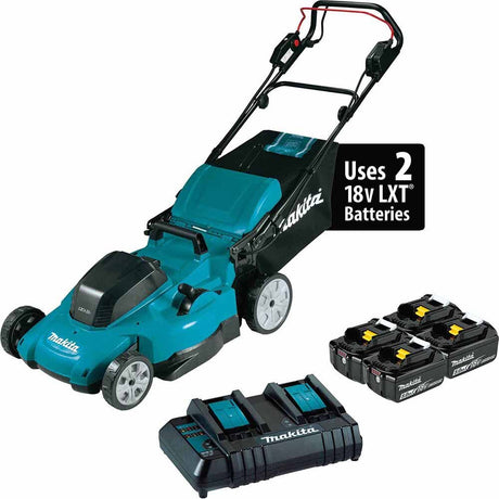 Sell your used Makita tools – Get cash for Makita XML14CT1 36V (18V X2) LXT 19" Self-Propelled Lawn Mower Kit with 4 Batteries (5.0Ah) at WeBuyTool.com