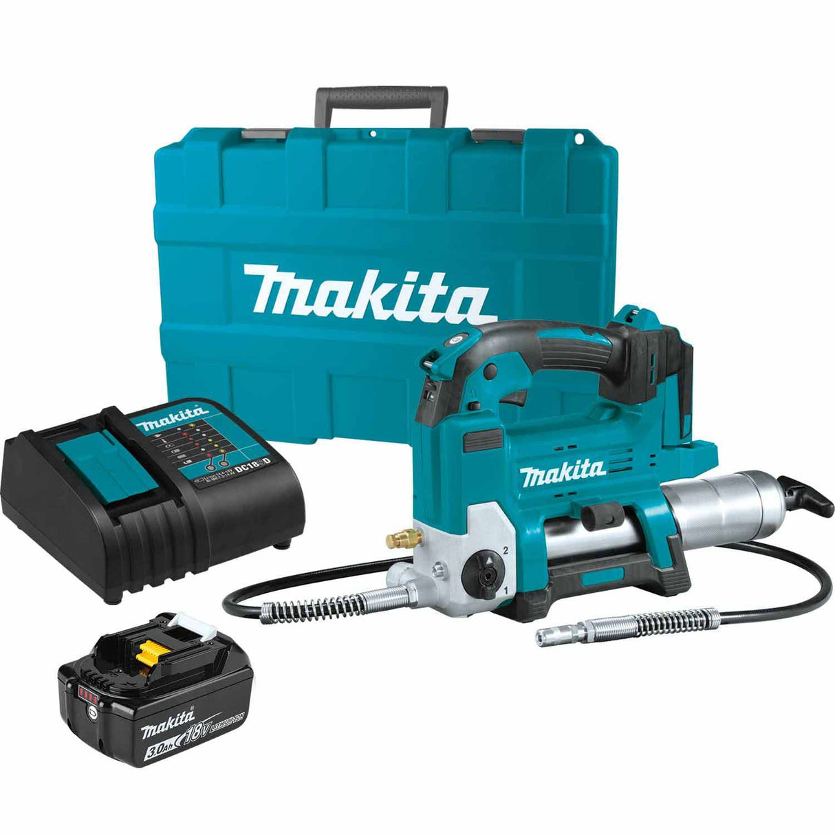 Sell your used Makita tools – Get cash for Makita XPG01S1 18V LXT® Lithium-Ion Cordless Grease Gun Kit (3.0Ah) at WeBuyTool.com