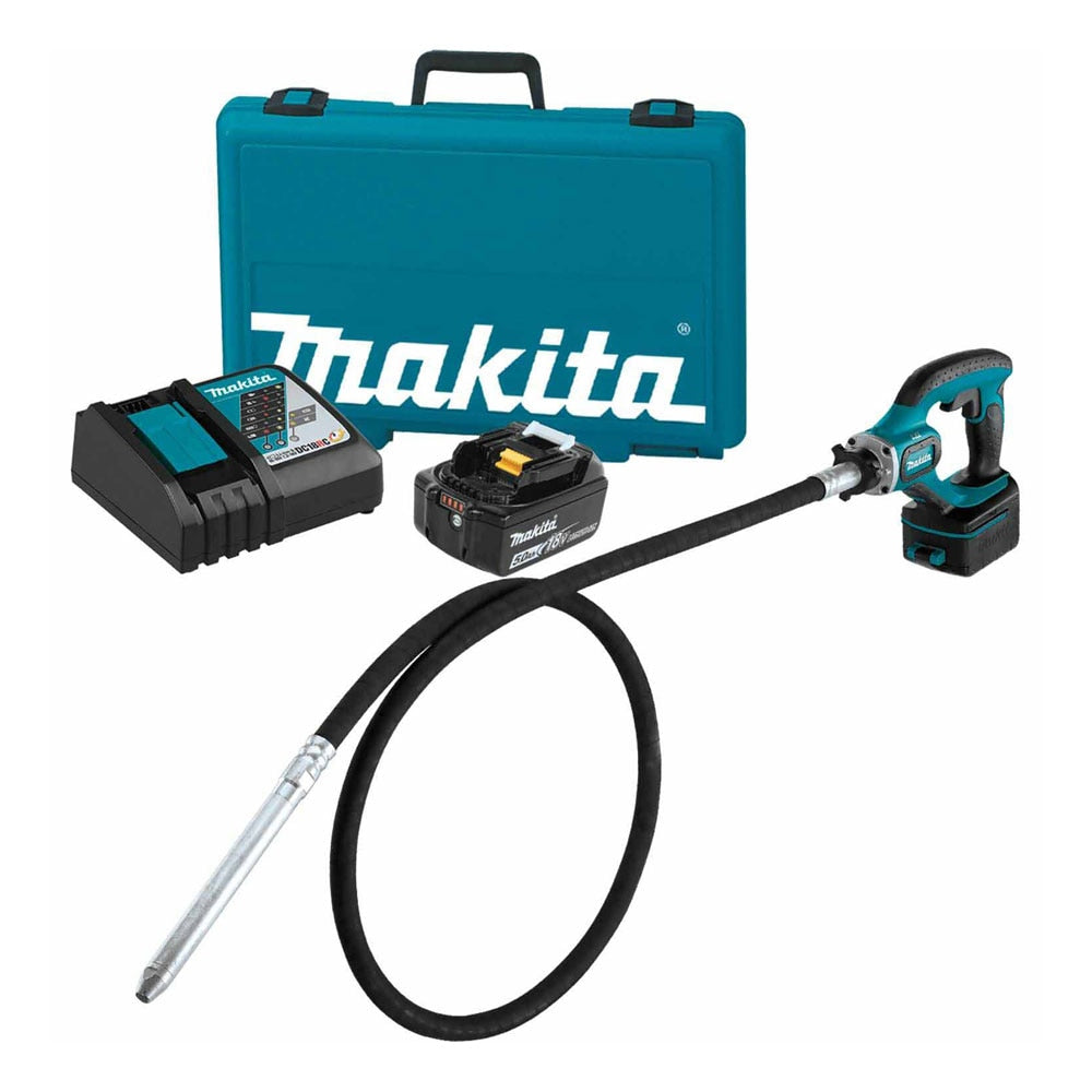 Sell your used Makita tools – Get cash for Makita XRV02T 18V LXT Cordless 8' Concrete Vibrator Kit 5.0Ah at WeBuyTool.com