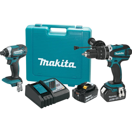 Sell your used Makita tools – Get cash for Makita XT263M 18V LXT Li-Ion Cordless 2-Piece Combo Kit (Hammer Drill/ Impact Driver) 4.0 Ah at WeBuyTool.com