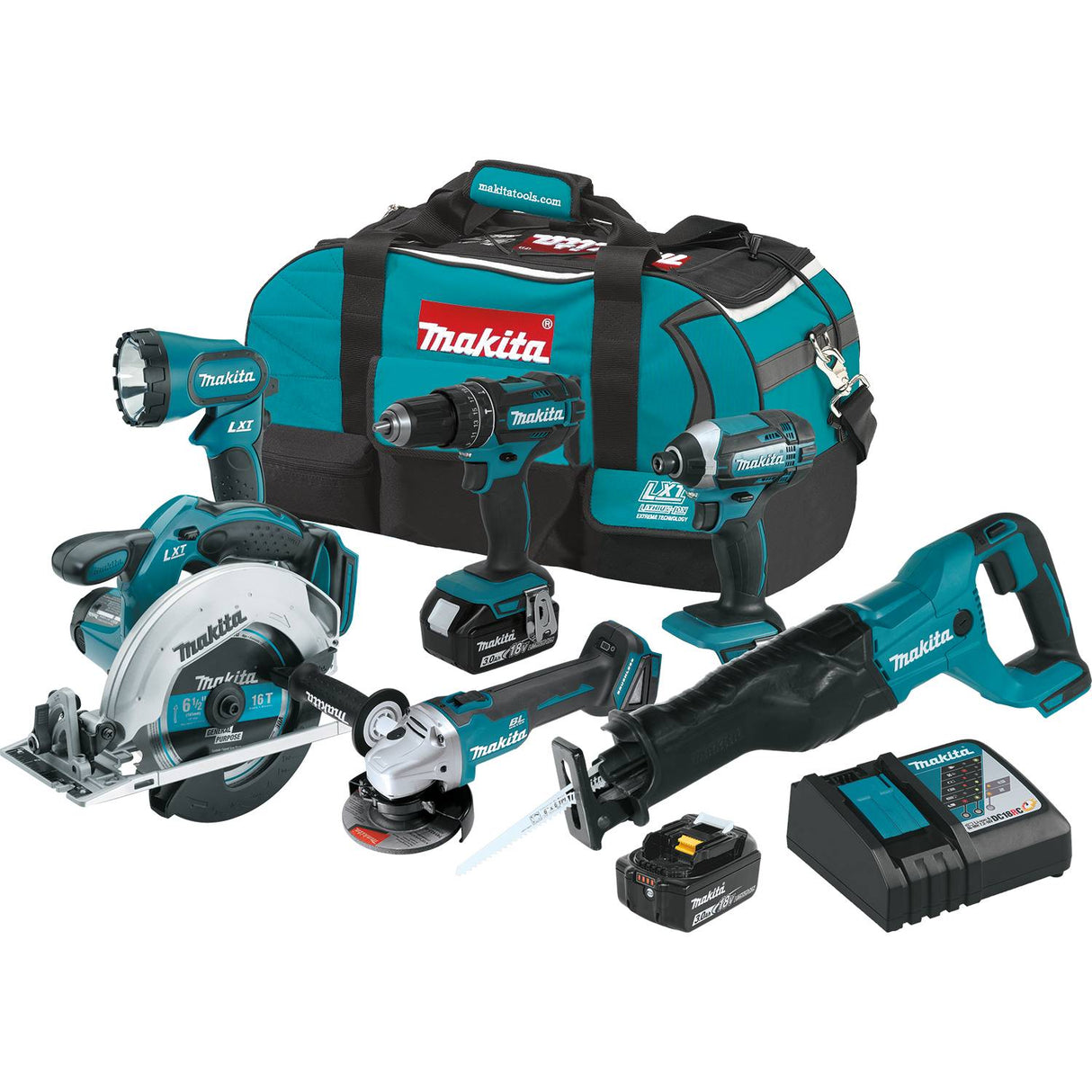 Sell your used Makita tools – Get cash for Makita XT610 18V LXT Li-Ion Cordless 6-pc Tool Combo Kit (3.0Ah) at WeBuyTool.com