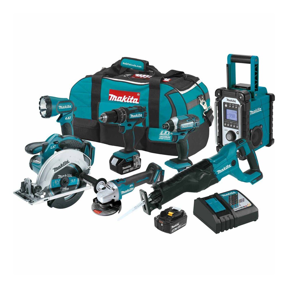 Sell your used Makita tools – Get cash for Makita XT704 18V LXT Li-Ion Cordless 7-Piece Combo Kit 3.0 Ah at WeBuyTool.com