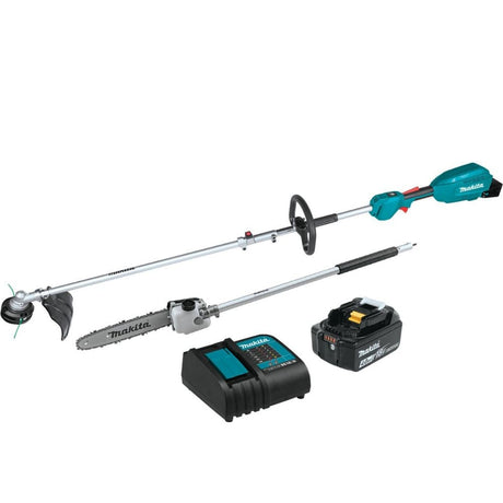 Sell your used Makita tools – Get cash for Makita XUX02SM1X4 18V LXT Lithium-Ion Brushless Cordless Couple Shaft Power Head Kit w/ 13" String Trimmer &amp; 10" Pole Saw Attachments, with one battery (4.0Ah) at WeBuyTool.com