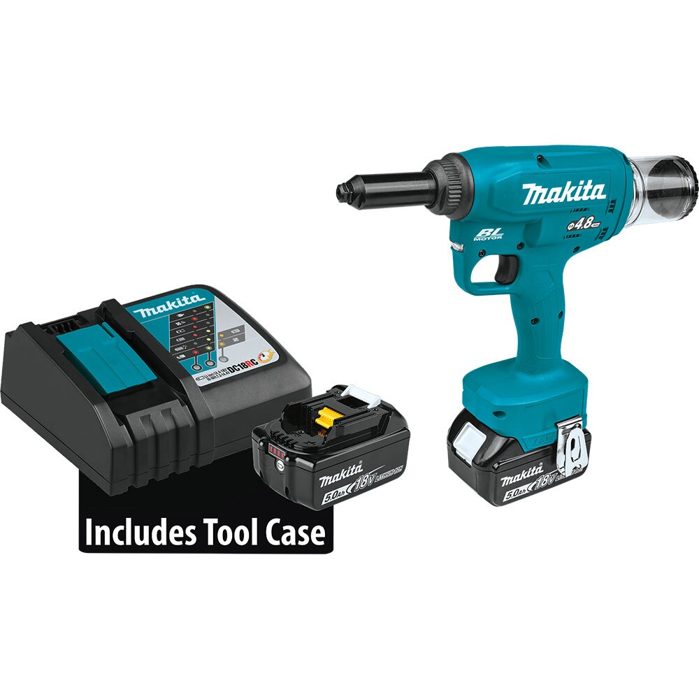 Sell your used Makita tools – Get cash for Makita XVR01T 18V LXT Lithium-Ion Brushless Cordless Rivet Tool Kit, 5.0Ah at WeBuyTool.com