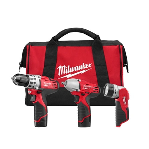 Sell your used Milwaukee tools – Get cash for Milwaukee 2493-23 M12 Cordless LITHIUM-ION 3-Tool Combo Kit at WeBuyTool.com
